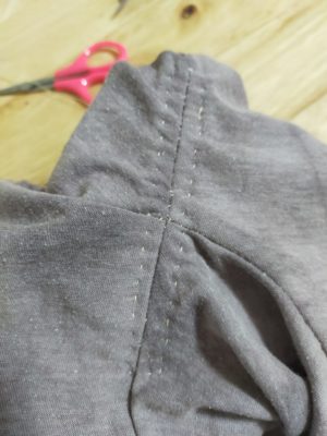 股下の補強部分